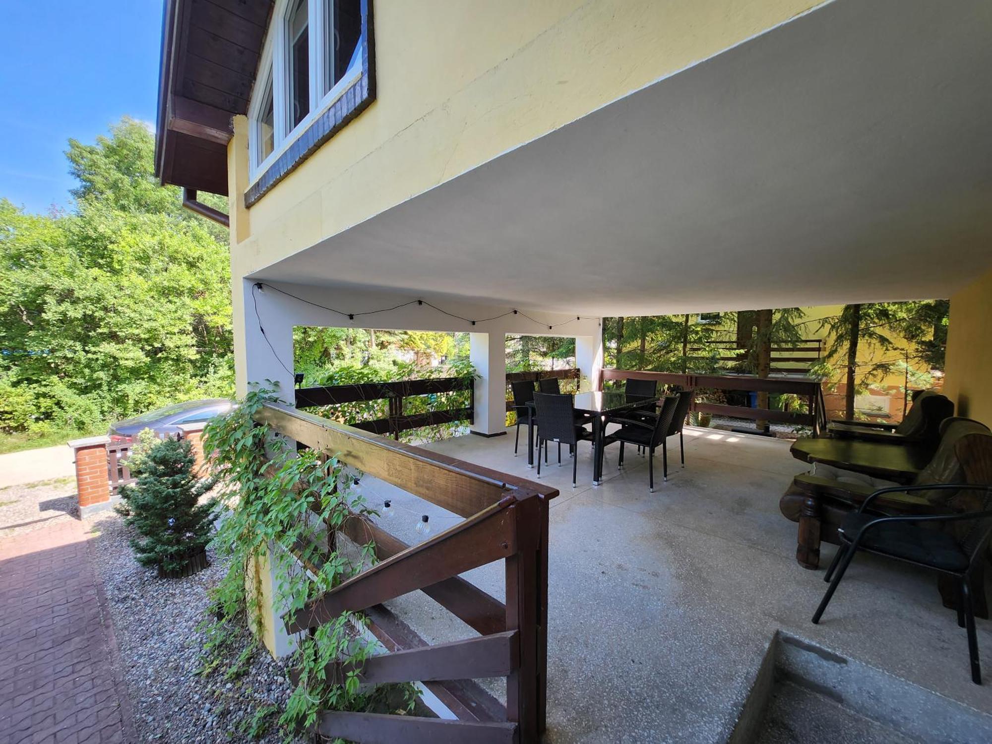 Duzy Dom Wilkasy Zalesie 100M Od Plazy Villa Exteriör bild